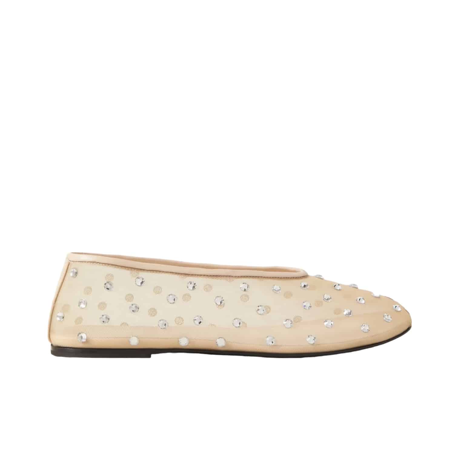 Khaite mesh ballet flats