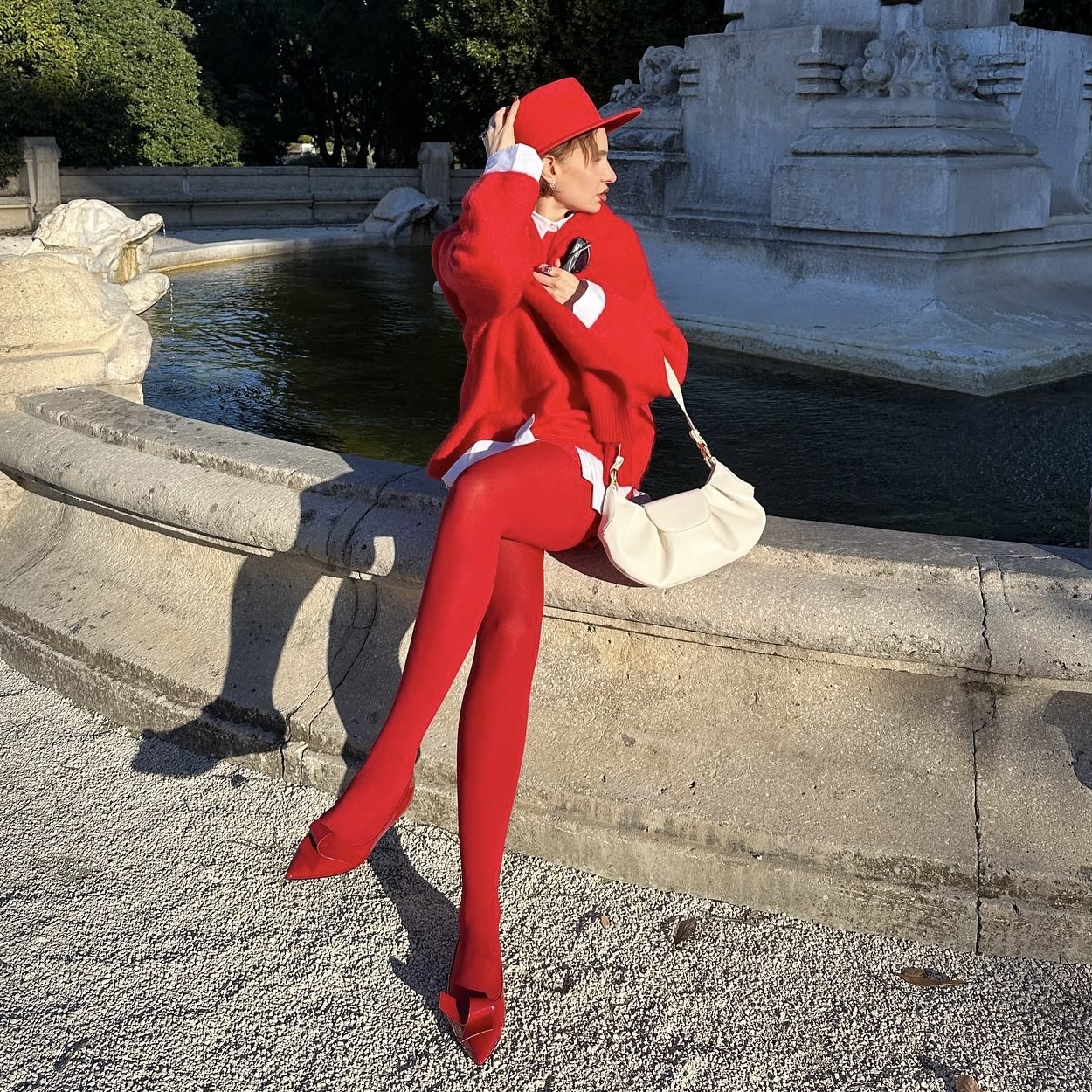 Red Tights Trend